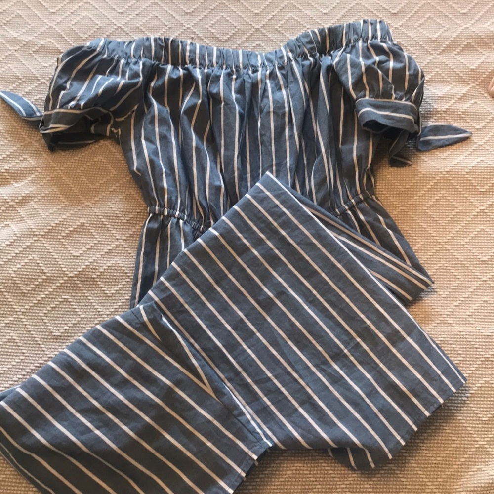 Off the shoulder jumpsuit